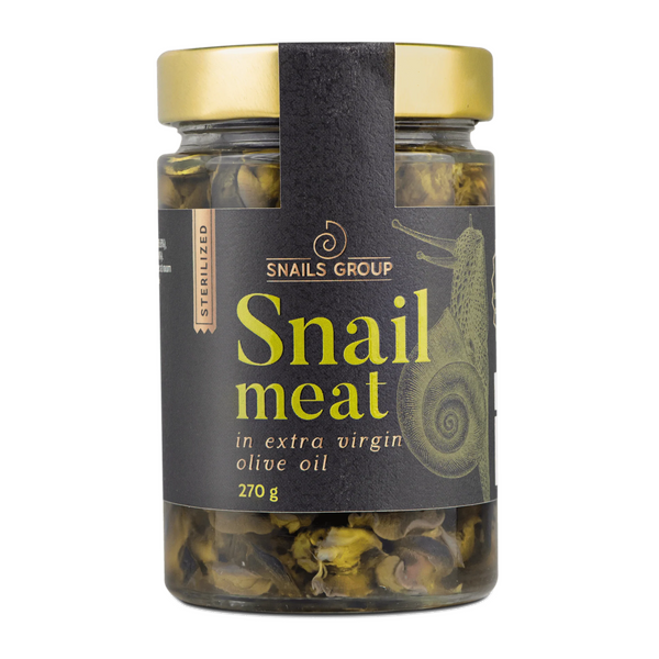 Премиум охлювено месо в натурален зехтин