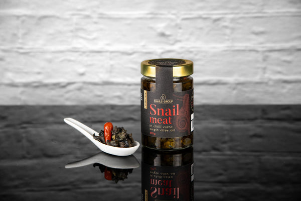 Премиум охлювено месо в чили зехтин