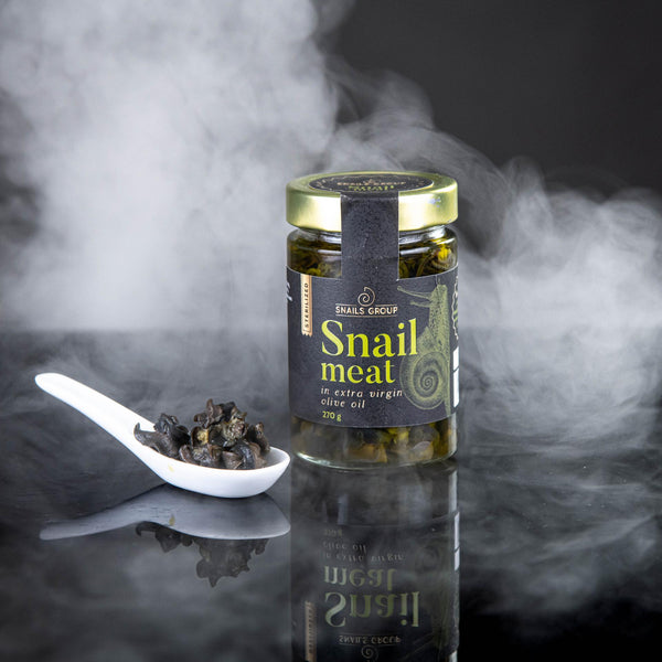 Премиум охлювено месо в натурален зехтин