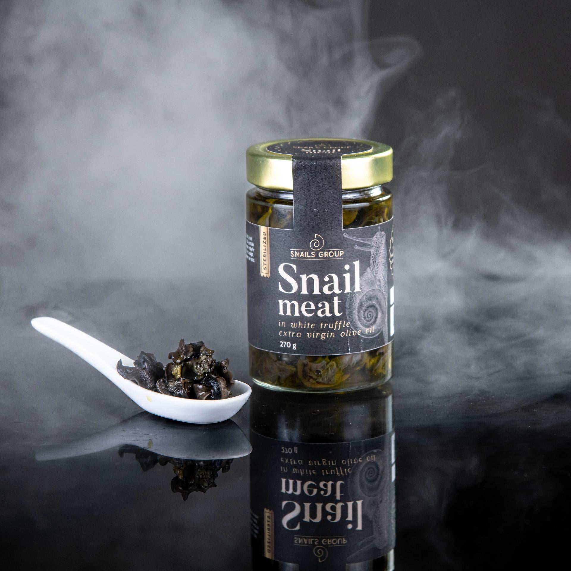 Премиум охлювено месо в трюфелов зехтин