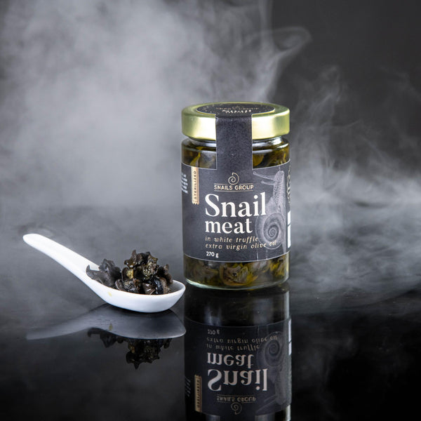 Премиум охлювено месо в трюфелов зехтин