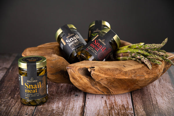 Премиум охлювено месо в натурален зехтин