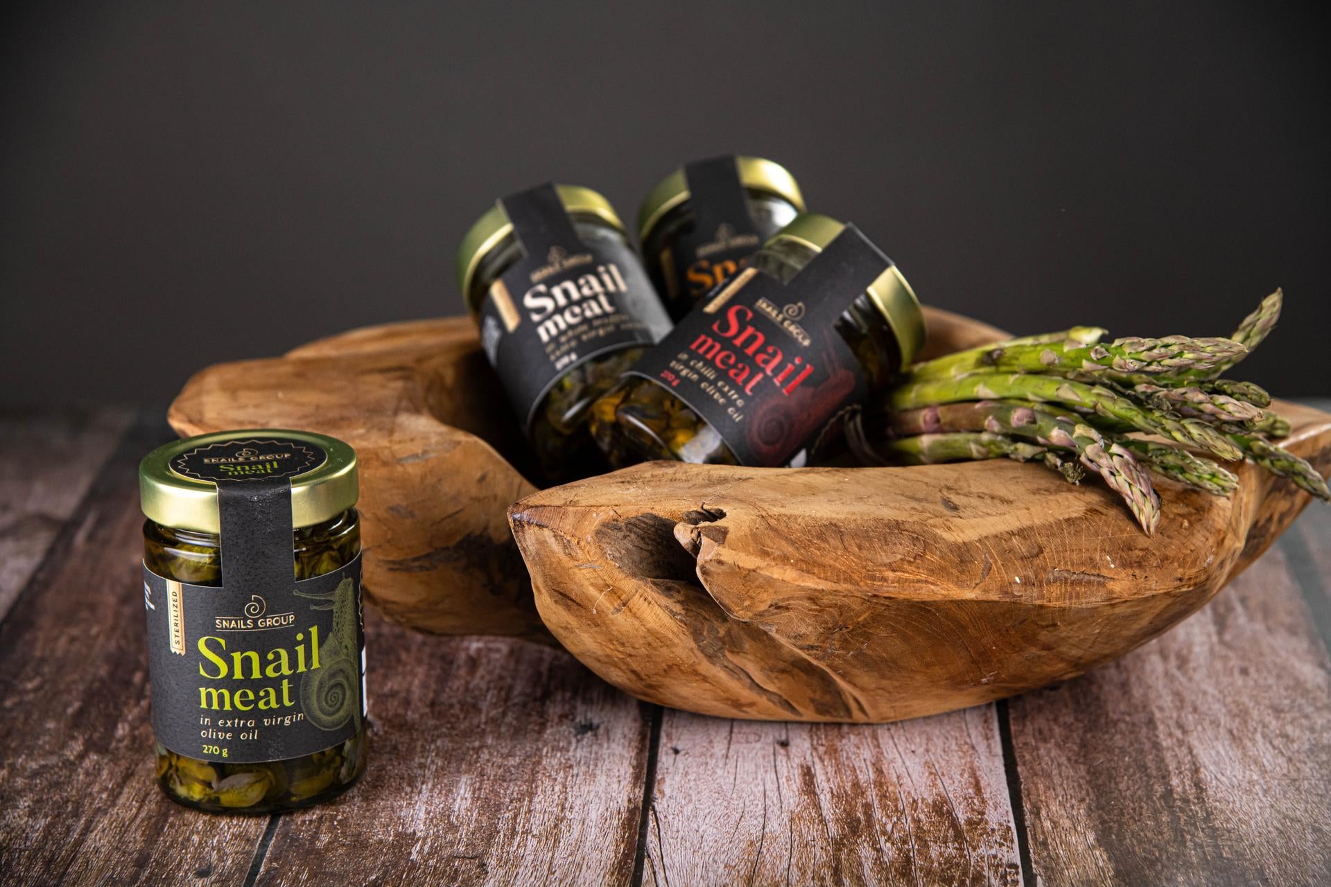 Премиум охлювено месо в чили зехтин