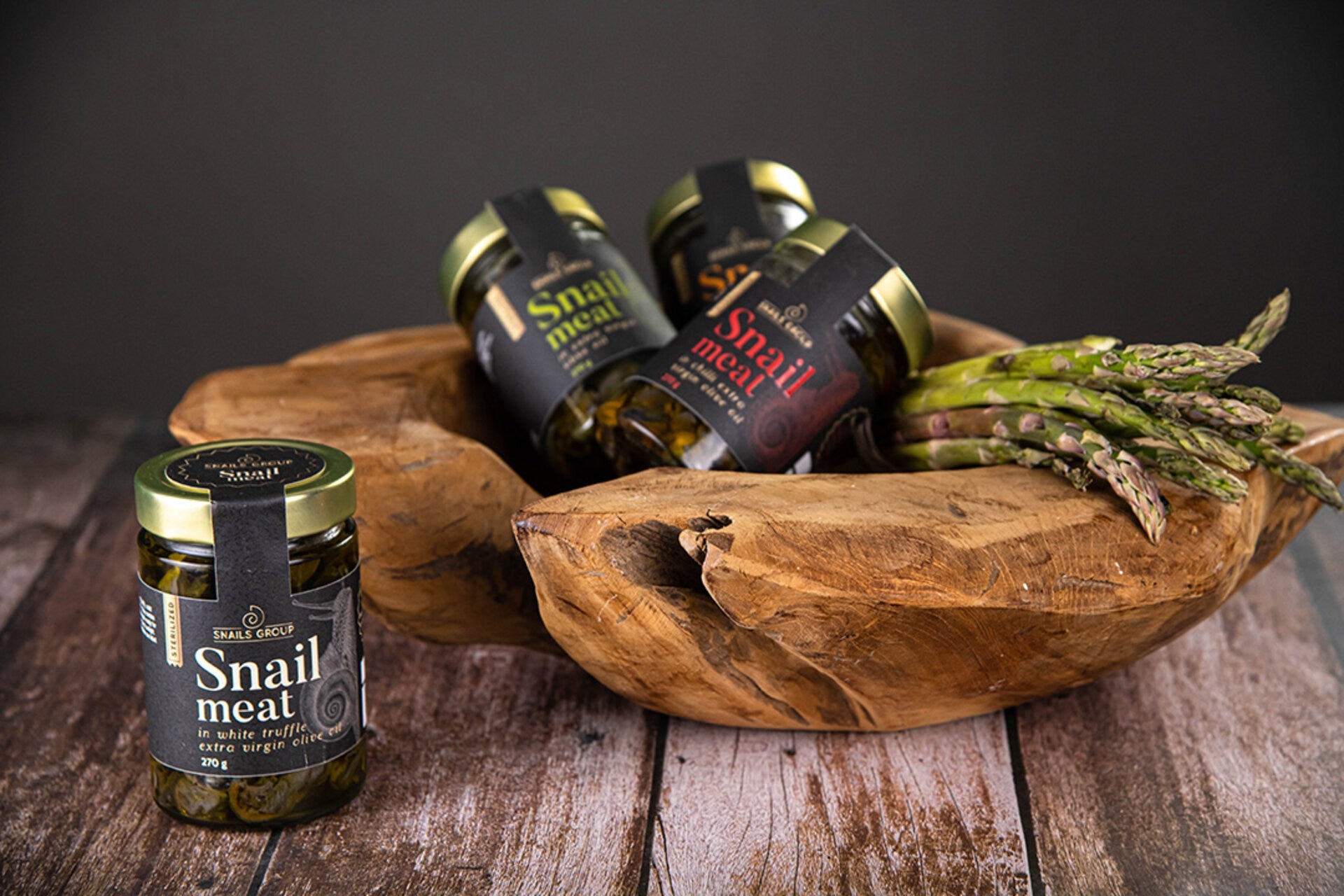 Премиум охлювено месо в трюфелов зехтин