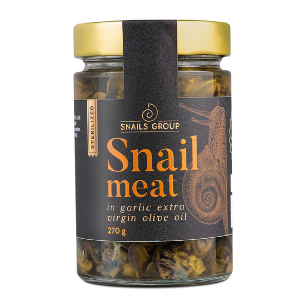 Премимум охлювено месо чеснов зехтин